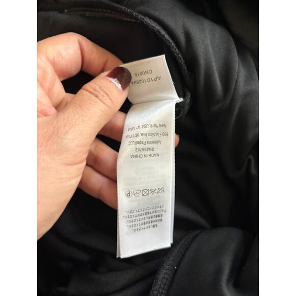 ADRIANNA PAPELL | Tuxedo Jumpsuit Satin Lapels Black Size 14 - Picture 7 of 7